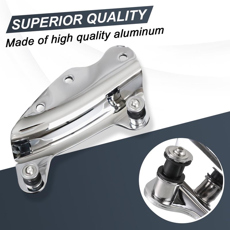 AUFER Chrome 4-Point Docking Hardware Kit Compatible with for Touring Road King Road Glide Street Glide Electra Glide 2009-2013 - Image 4
